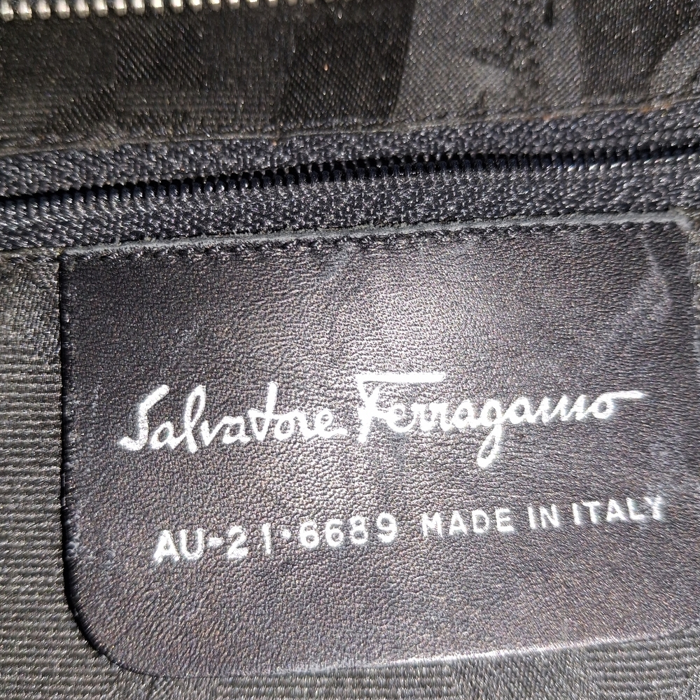 Salvatore Ferragamo Black Fabric Interior - Picture 8 of 8